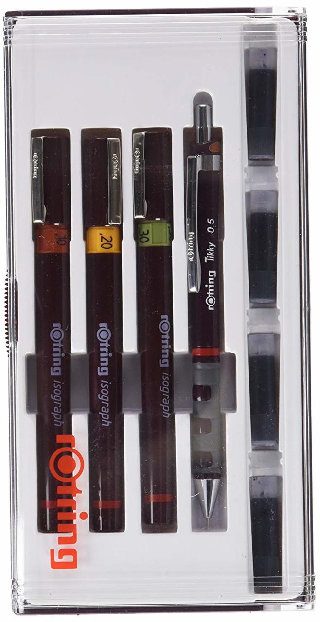 Isograph Rapido Junior Set - 0.1, 0.2, 0.3mm