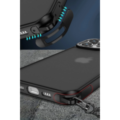 İphone 14 Pro Kılıf Elegant Kapak - Titan Gri