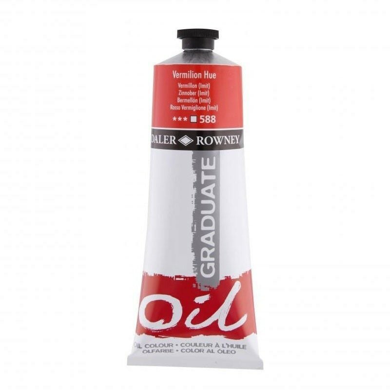 Graduate Yağlı Boya - Vermilion Hue - 200ml - N.588