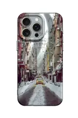 Newface İphone 14 Pro Kılıf Crew Desenli Kapak - Galata Kulesi