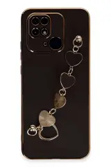 Newface Xiaomi Redmi 10c Kılıf Esila Silikon - Siyah
