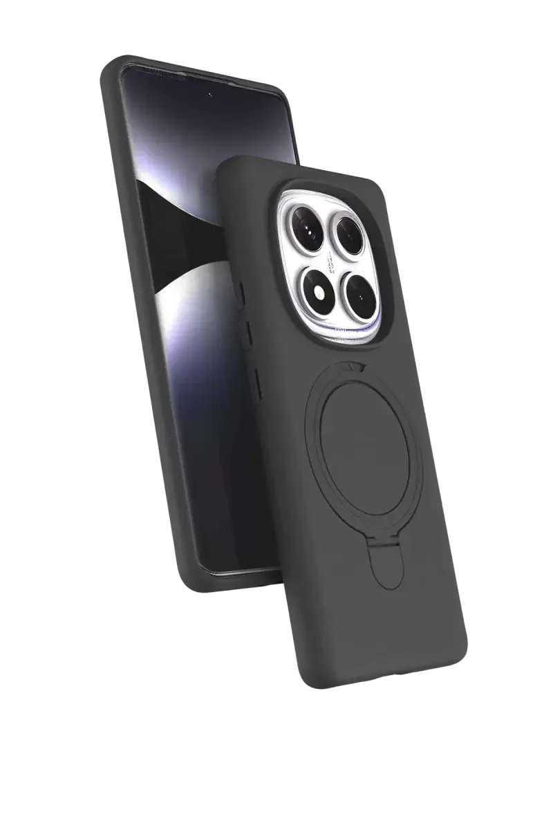 Newface Xiaomi Redmi Note 14 Pro 5g Regal Magsafe Standlı Kapak - Titan Gri