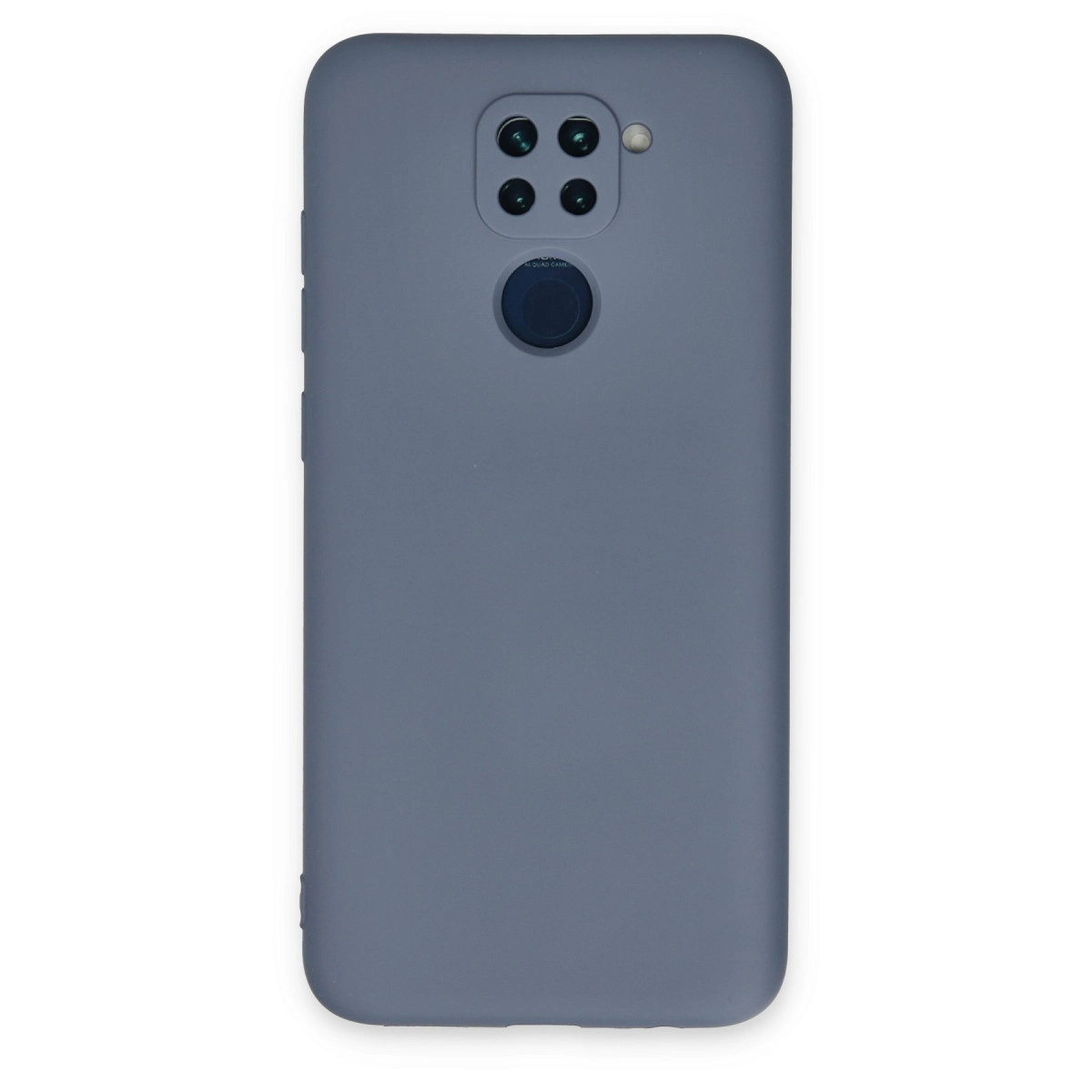 Xiaomi Redmi Note 9 Kılıf Nano İçi Kadife Silikon - Gri