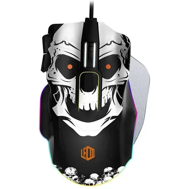 Lenovo Lecoo Mg1102 8200 Dpı 10 Makro Tuşlu Kablolu Rgb Ledli Gaming Mouse + Mousepad