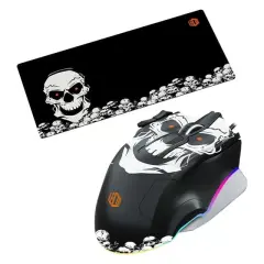 Lenovo Lecoo Mg1102 8200 Dpı 10 Makro Tuşlu Kablolu Rgb Ledli Gaming Mouse + Mousepad