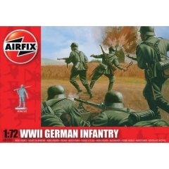 Maket Figür Asker 1:72 WWII German Infantry N:01705