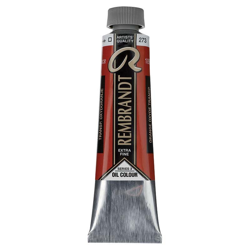 Rembrandt Yağlıboya - 40ml - Transparent Oxide Orange - S3 - N.273