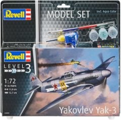 Boyalı Set Askeri Uçak 1:72 Yakovlev Yak-3