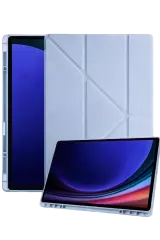 Newface Samsung Galaxy Tab A11 Kalemlikli Mars Tablet Kılıfı - Mavi