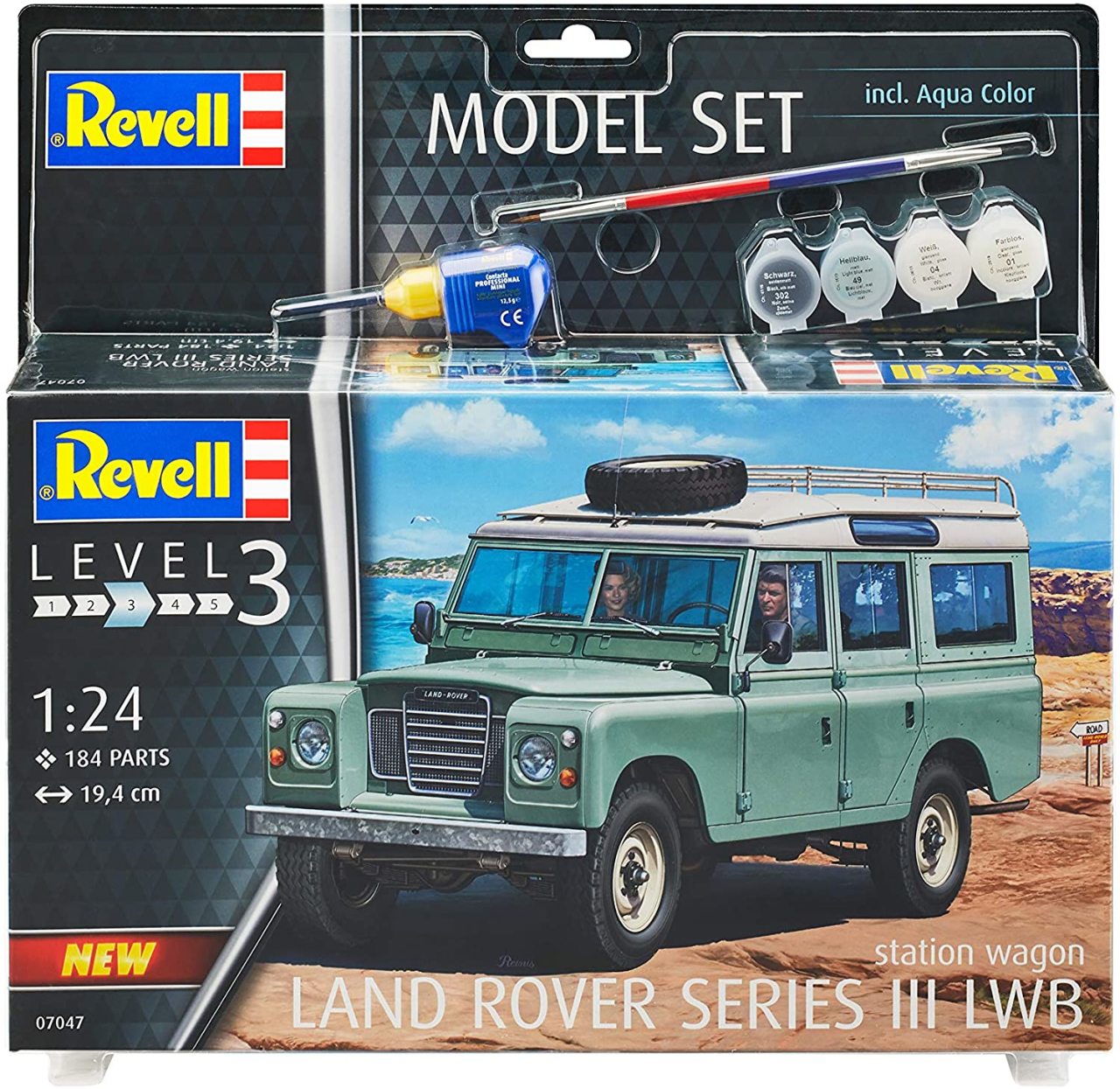 Boyalı Set 1:24 Land Rover