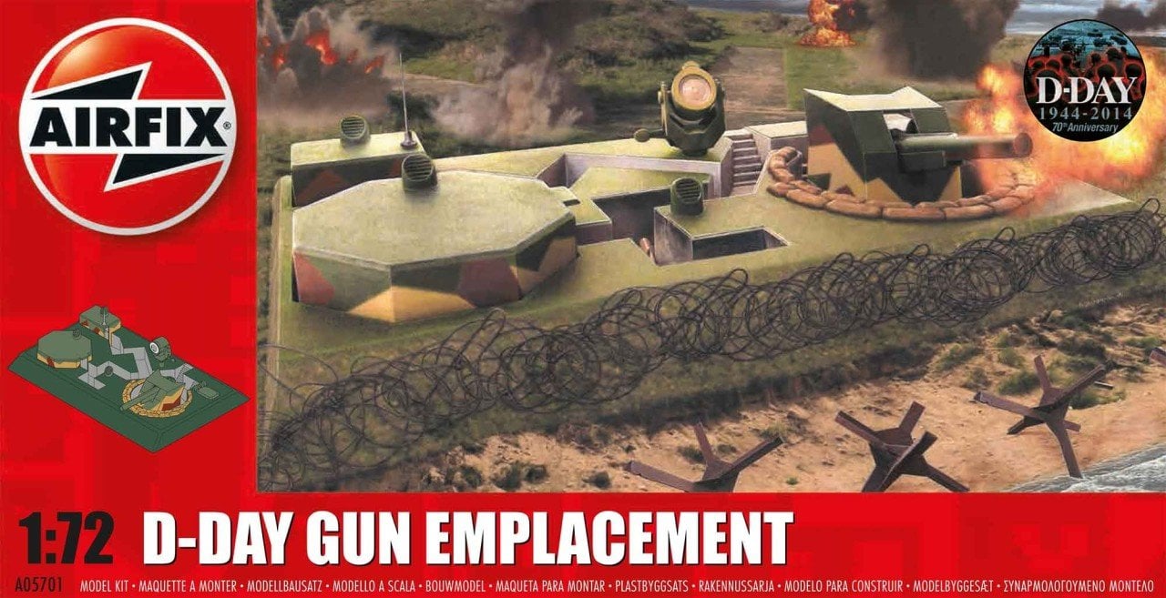 Maket Tabya 1:72 D-Day Gun Emplacement N:A05701