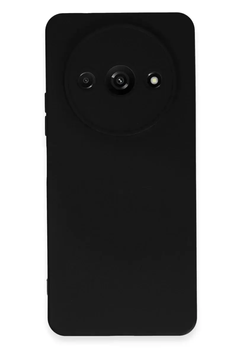 Newface Xiaomi Redmi A3 4g Kılıf Nano İçi Kadife Silikon - Siyah