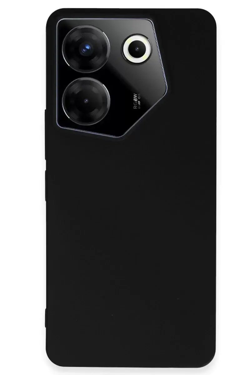 Newface Tecno Camon 20 Pro 5g Kılıf First Silikon - Siyah