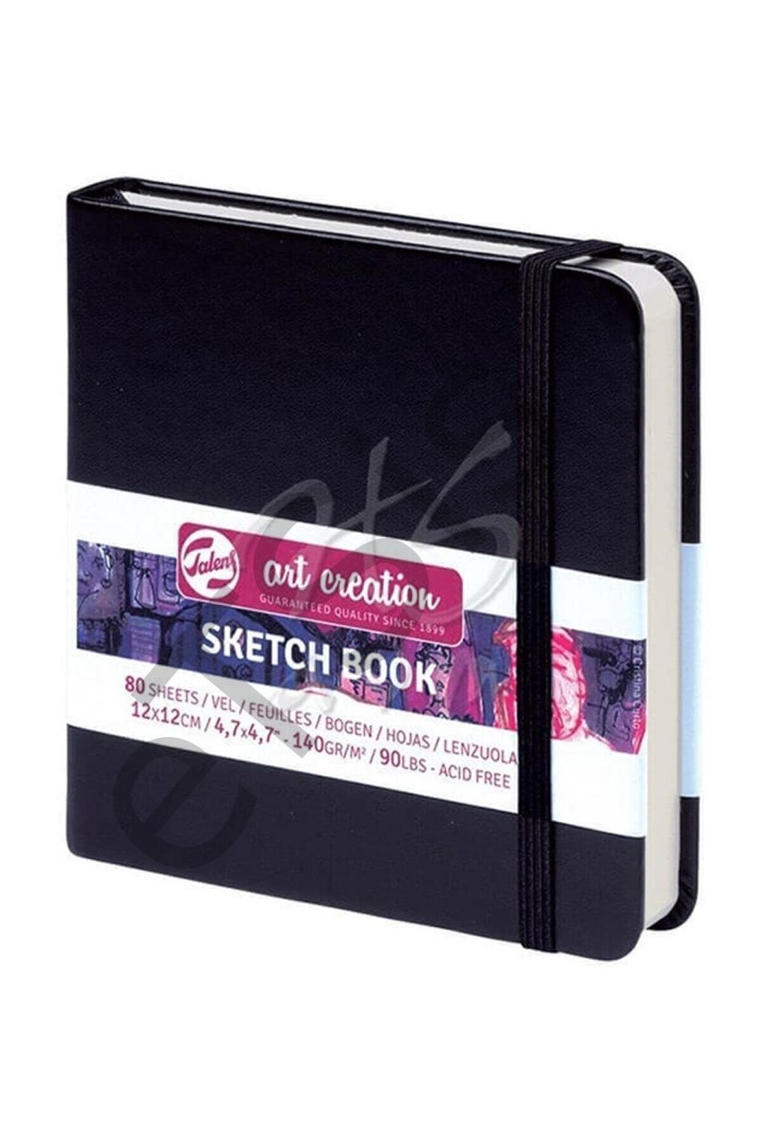 Talens Sketch Book 12x12cm Siyah