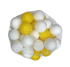 Jusso Havuz Topu 6cm 50Li - Sarı Beyaz