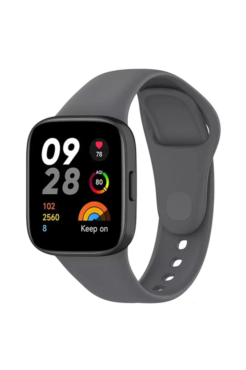 Newface Xiaomi Redmi Watch 3 Klasik Kordon - Füme