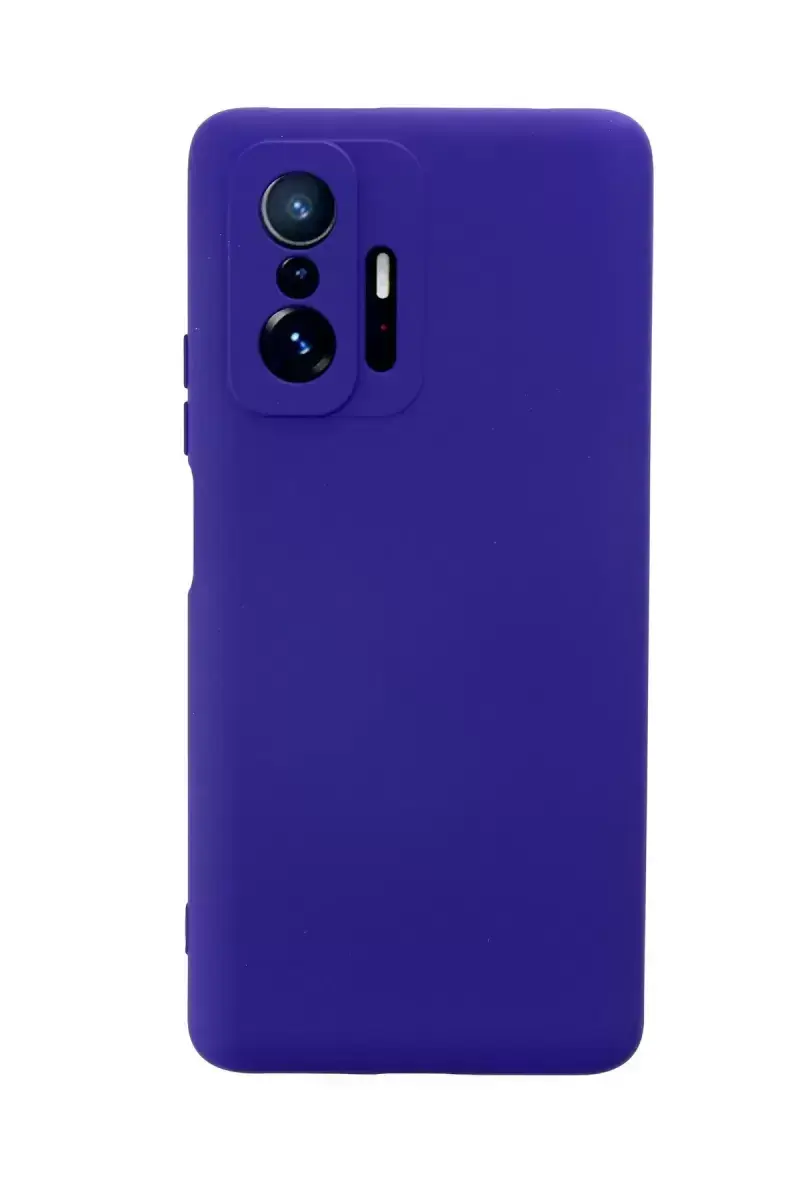 Newface Xiaomi Mi 11t Pro Kılıf Nano İçi Kadife Silikon - Mor