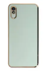 Newface Xiaomi Redmi 9a Kılıf Volet Silikon - Açık Yeşil