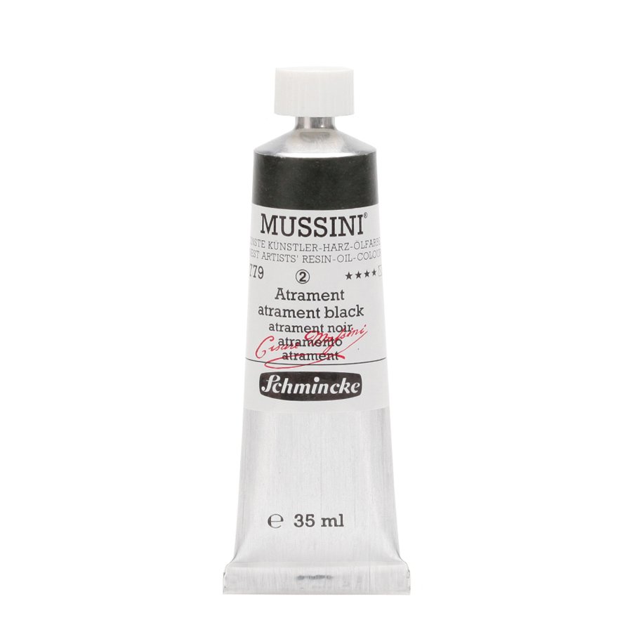 Mussini Yağlı Boya 35ml. Seri 2 N:779 Atrament Black