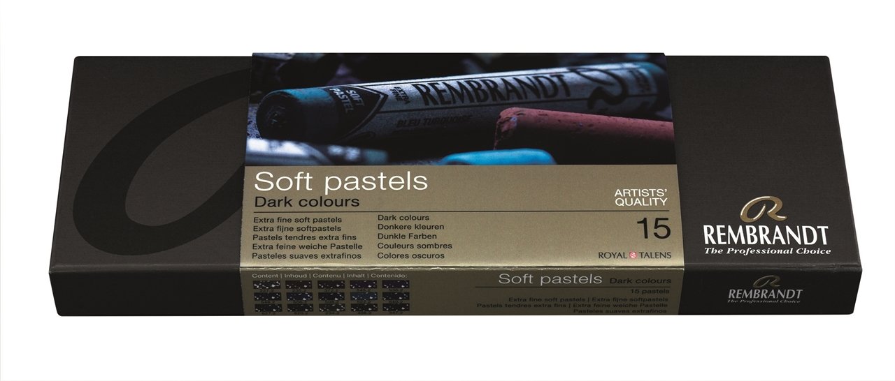Rembrandt Soft Pastel Boya 15'li Dark Colours Tam Boy