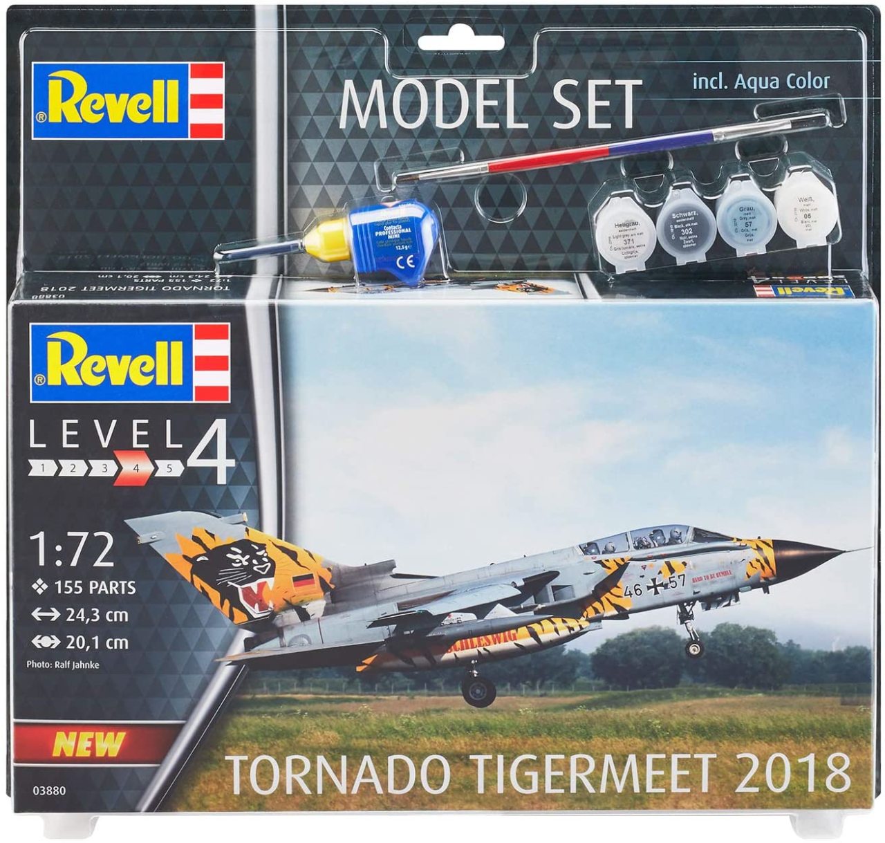 Boyalı Set Askeri Uçak 1:72 Tornada Tigermeet 2018