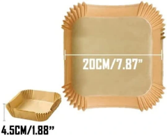 Airfreyer Fritöz Kağıdı Kare Xl / Xxl 50li