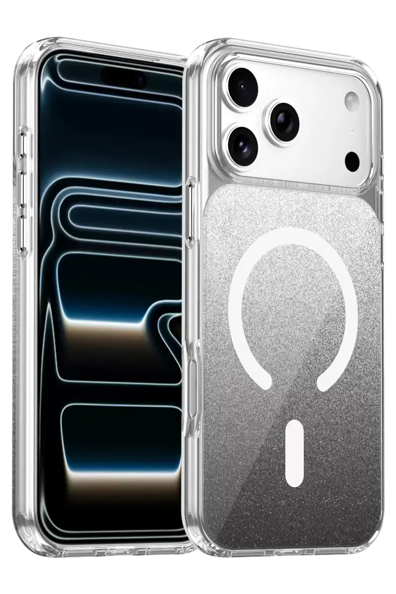 Onegif Apple İphone 17 Pro Max Sora Simli Magsafe Kapak - Siyah