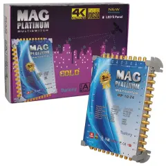 10*24 Sonlu/kaskatlı Swıtchlı Uydu Santrali Mag Platınum