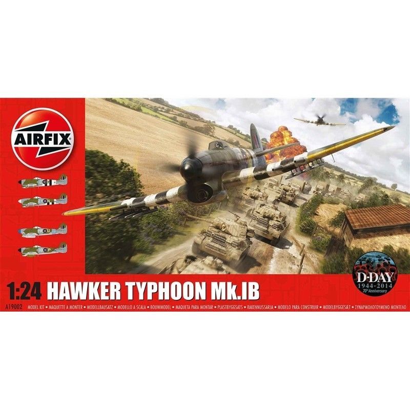 Maket Uçak 1:24 Hawker Typhoon Mk.IB N:A19002
