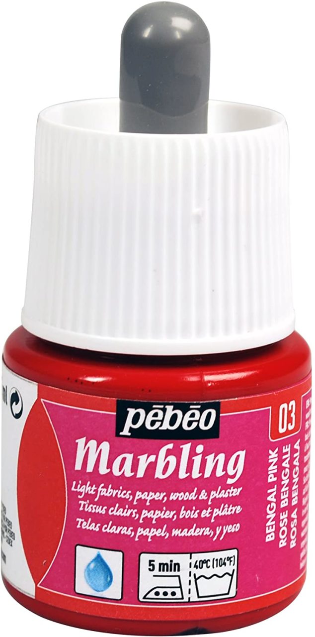 Marbling Ebru Boyası 45ml - N:3 Bengal Pink
