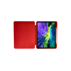 İpad 2022 10.9 (10.nesil) Kılıf Kalemlikli Mars Tablet Kılıfı - Kırmızı