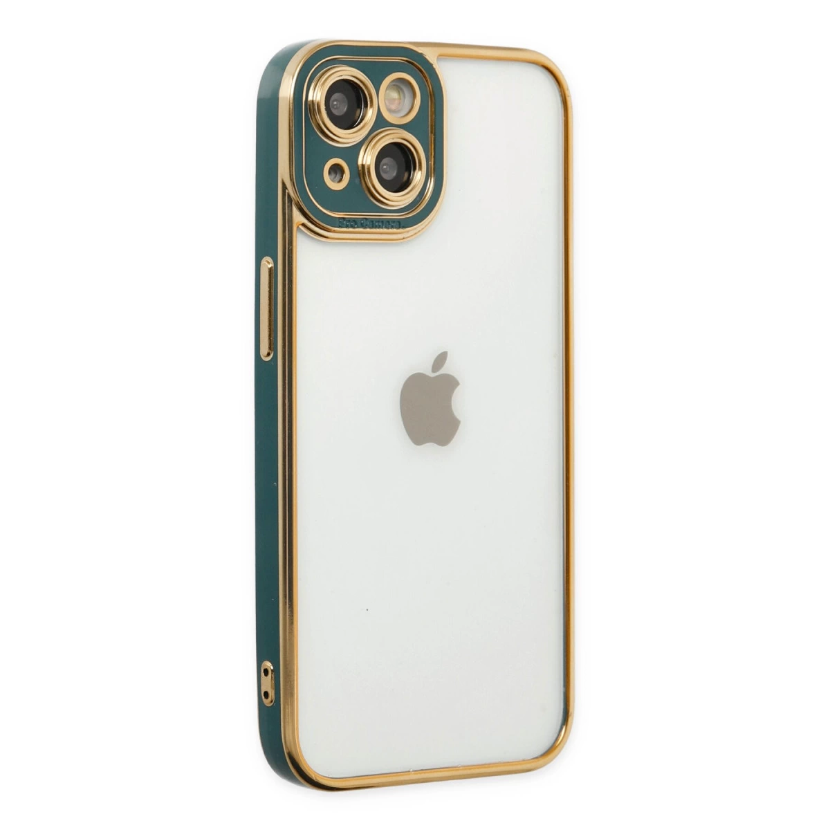 İphone 14 Plus Kılıf Liva Lens Silikon - Yeşil