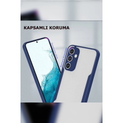 Samsung Galaxy A24 4g Kılıf Platin Silikon - Mavi
