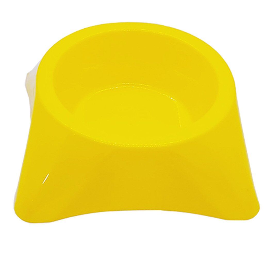 Plastik Köpek Mama Su Kabı 750 ml Sarı
