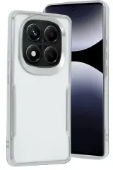 Newface Xiaomi Redmi Note 14 Pro Plus Kılıf Boyi Silikon Kapak - Gümüş