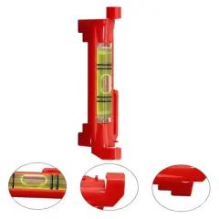 Powermaster Askı Aparatları İçin Asma Tip Kasalı Kırmızı İp Su Terazisi