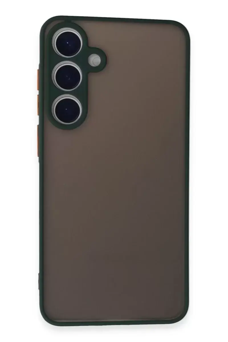Newface Samsung Galaxy S24 Kılıf Montreal Silikon Kapak - Yeşil