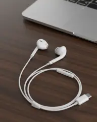 Type C Uyumlu Mikrofonlu Kulak İçi Kulaklık Konforlu Tasarım