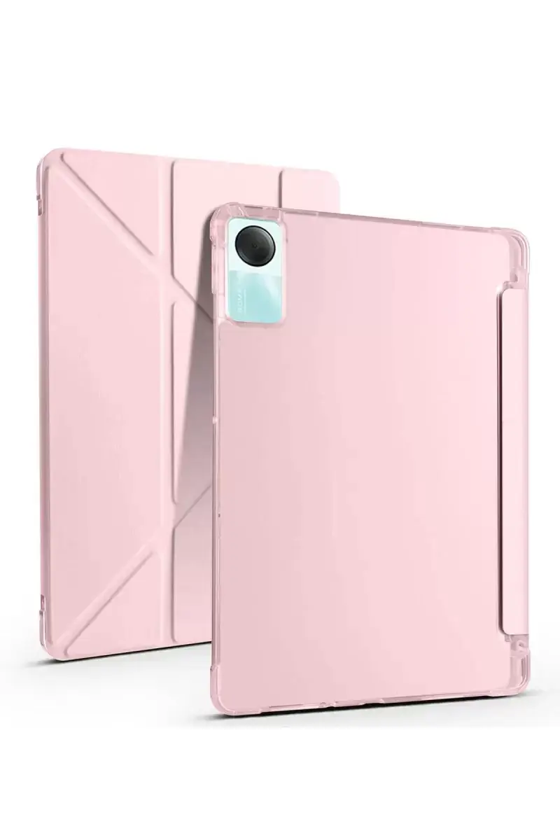 Newface Xiaomi Redmi Pad Se 4g Kılıf Kalemlikli Mars Tablet Kılıfı - Rose Gold