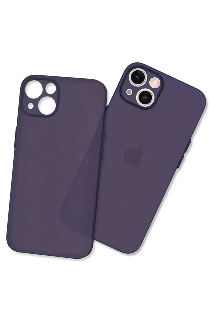 Newface Apple İphone 14 Plus Kılıf Puma Silikon - Koyu Mor