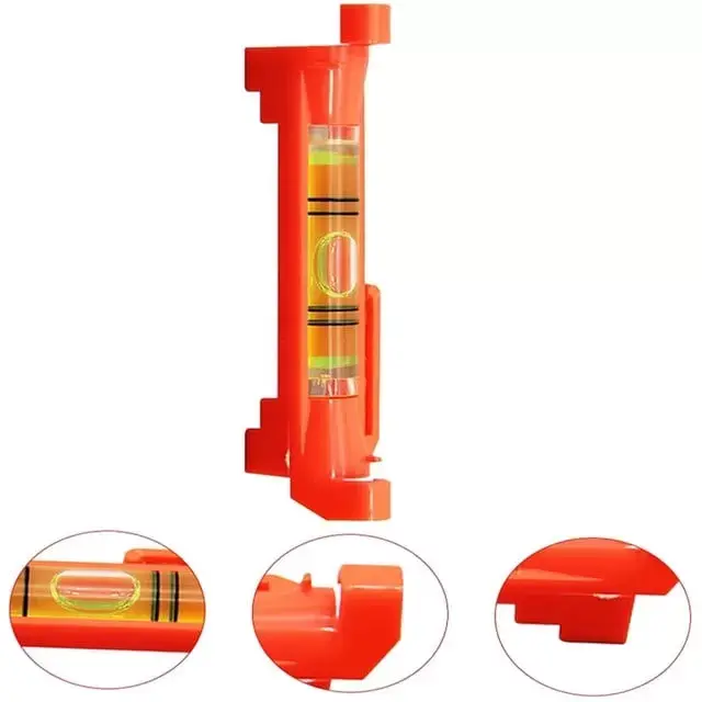 Powermaster Askı Aparatları İçin Asma Tip Turuncu Kasalı İp Su Terazisi