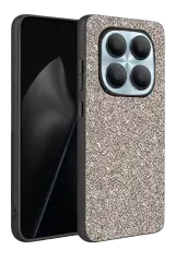 Onegif Xiaomi Redmi Note 15 Pro 5g Bright Simli Kapak - Gümüş
