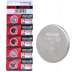 Maxell Cr1220 3 Volt Lityum 5'li Düğme Pil