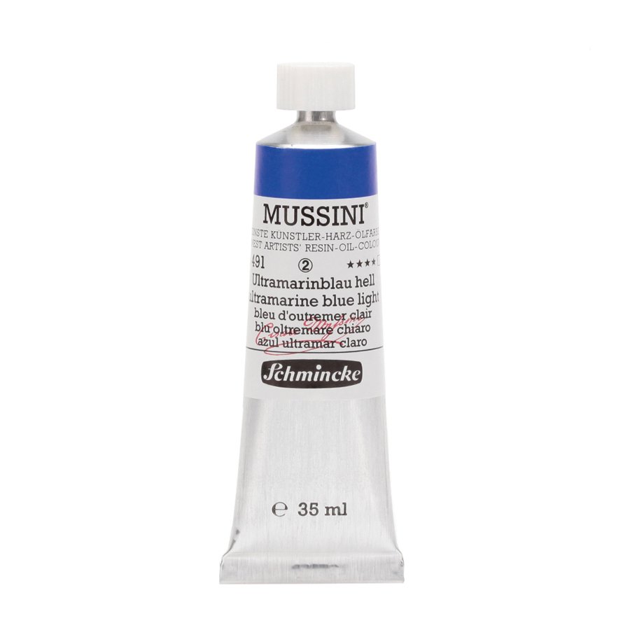 Mussini Yağlı Boya 35ml. Seri 2 N:491 Ultramarine Blue Light