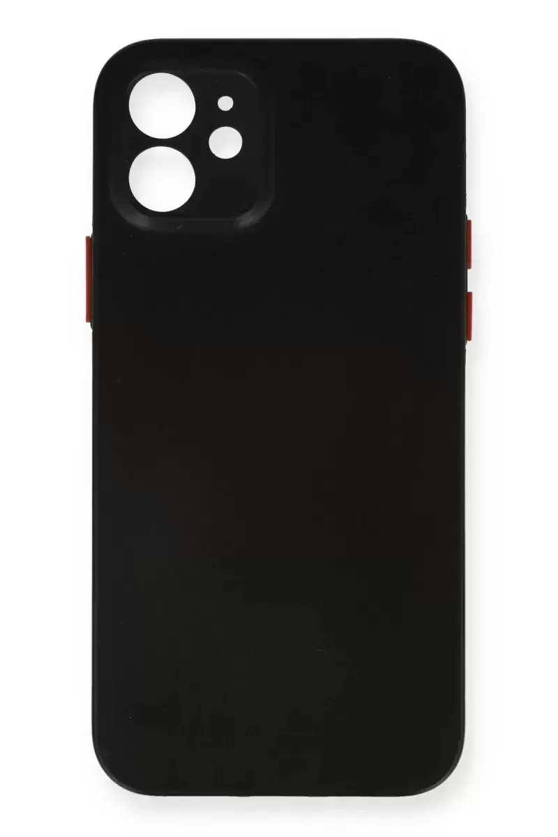 Newface İphone 12 Kılıf Pp Ultra İnce Kapak - Siyah