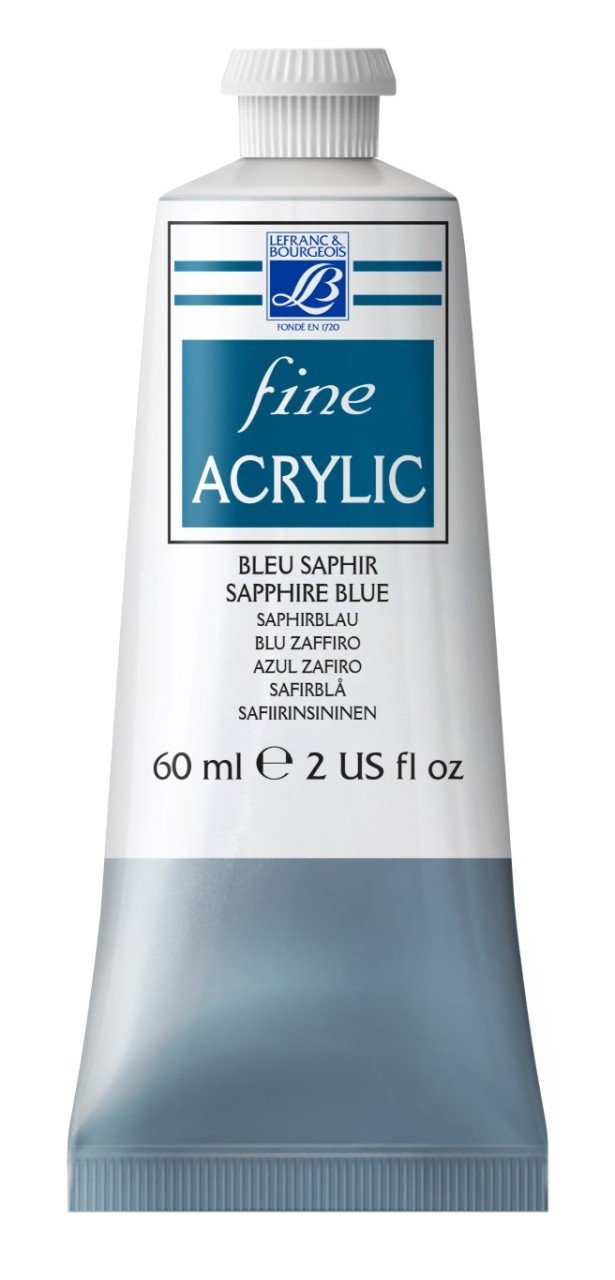 Fine Akrilik Boya 60ml N:048 Sapphire Blue