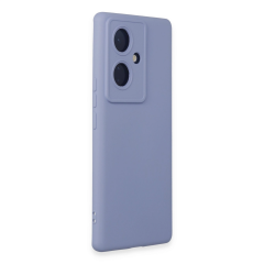 Vivo V29 Lite Kılıf Nano İçi Kadife Silikon - Lila