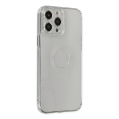 İphone 14 Pro Max Kılıf Santa Lens Silikon - Şeffaf