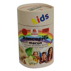 Kids Zencefilli Ballı Bitkisel Karışım Macunu Çocuklara Özel 240 Gr