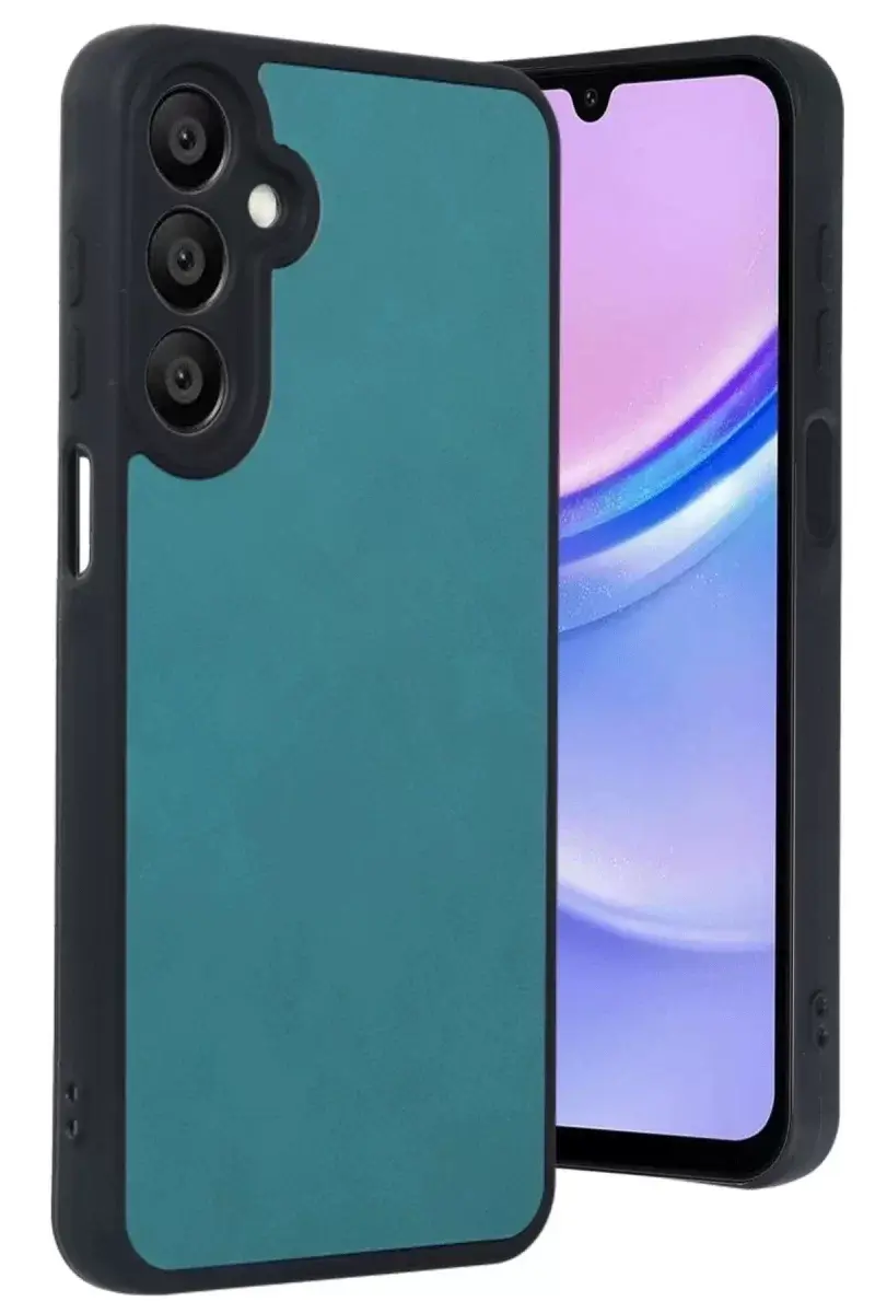 Newface Samsung Galaxy A35 5g Kılıf Aras Deri Kapak - Açık Yeşil